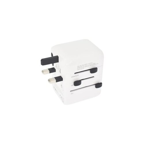 DVICED Universal travel adapter 28W - White Cene