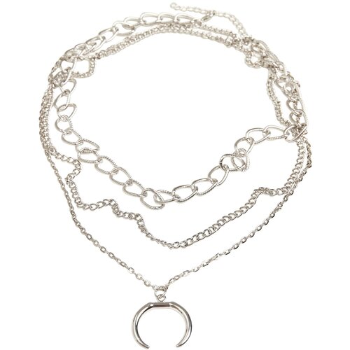 Urban Classics Accessoires Silver necklace for layering open rings Cene