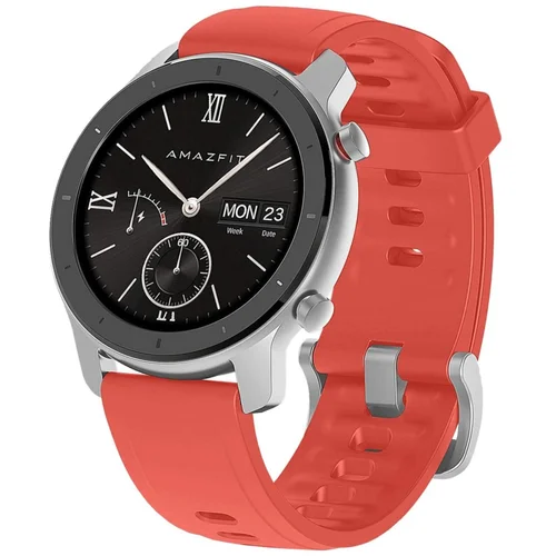 Xiaomi SAT pametni, 1.2” AMOLED zaslon, vodootporan 5ATM, BT – Amazfit GTR 42mm Coral Red