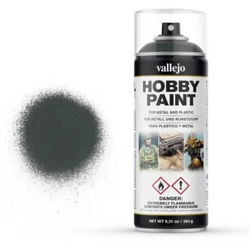 Vallejo Hobby Paint Spray Primer - Dark Green Slike