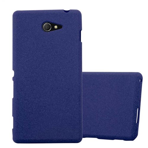Cadorabo Case, združljiv s Sonyjem v Frost Tarmno Blue - za&scaron;čitni pokrov iz fleksibilnega silikona TPU, (20603398) Cene