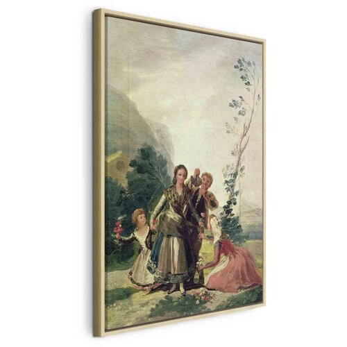  Slika - Francisco Goya – Spring or the Flower Seller 60x90 U prirodnom drvenom okviru Cene