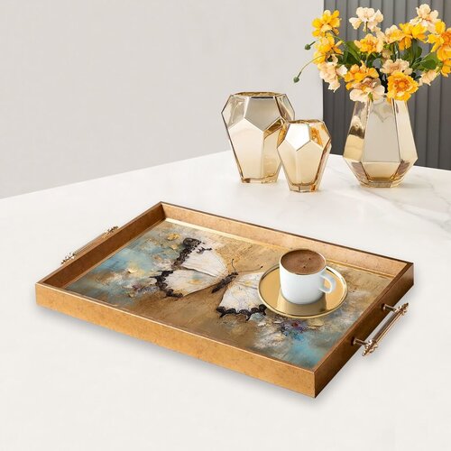 Aberto Design Poslužavnik TPEA9887 50 x 29 x 3.5 cm, Šareni Cene