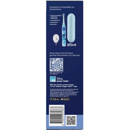 Oral-b iO Kids 6+ Stich z etuijem za potovanje, otro&amp;scaron;ka zobna &amp;scaron;cetka Slike