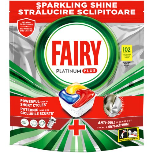 Fairy Platinum Plus kapsule 102kom Cene
