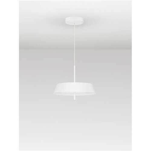Nova Luce Bijela LED viseća svjetiljka aluminijska s mogućnosti zatamnjivanja &amp;oslash; 45 cm Velio &amp;ndash; Slike