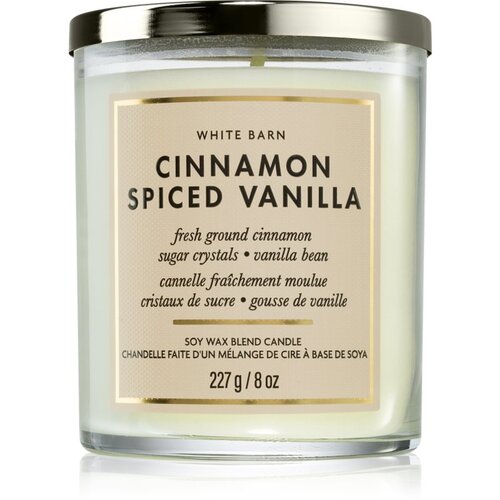 Bath & Body Works Cinnamon Spiced Vanilla dišeča sveča 226 g Cene