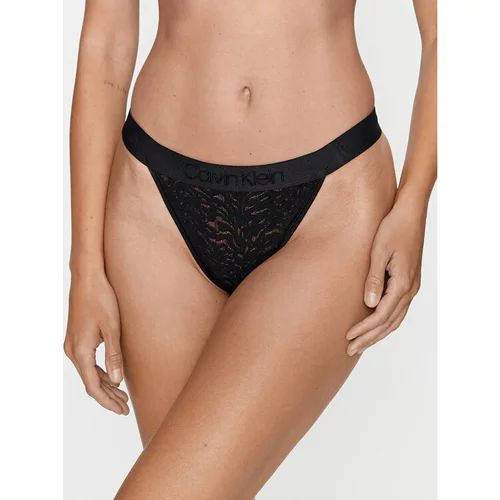 Calvin Klein Underwear Braziljske spodnje hlačke 000QF7347E Črna