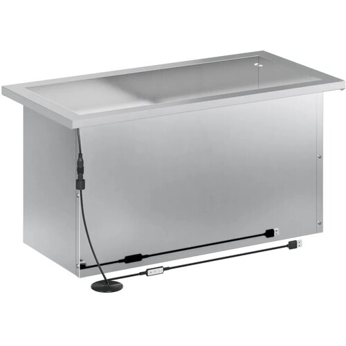  Vrtna posuda za sadnju s LED svjetlom Srebrna 30 x 60 x 30 cm - Pocinčani čelik 30 x 60 x 30 cm 1 Slike