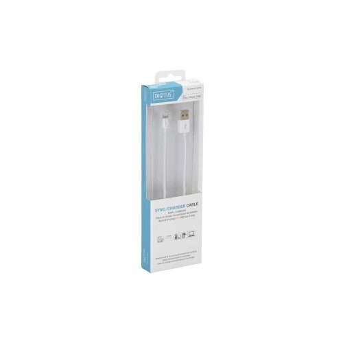Digitus Apple iPad/iPhone/iPod priključni kabel [1x USB\, mo&scaron;ki konektor USB 2.0 tipa A - 1x mo&scaron;ki konektor Apple dock lightning] 1.00 m bela, (20432766) Cene