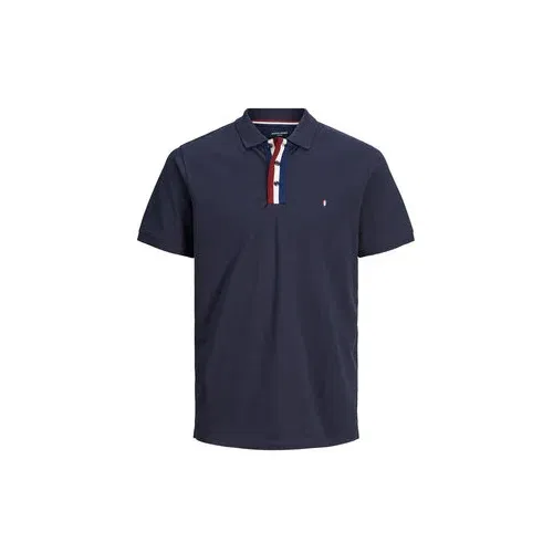 Jack & Jones Polo majica 12229481 Mornarsko modra Regular Fit