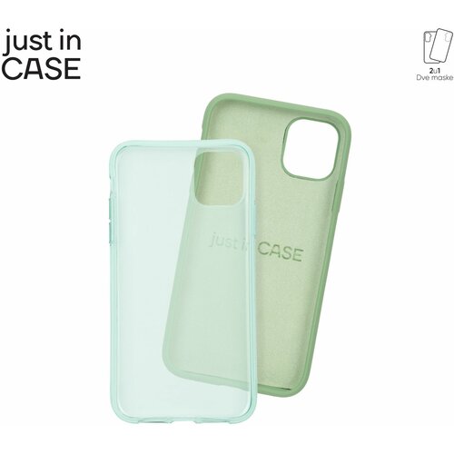Just In Case 2u1 extra case mix paket zeleni za iphone 11 Slike