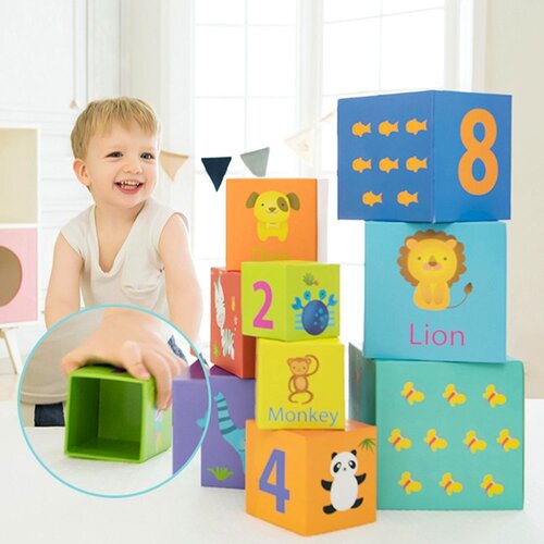 Classic World magic box blocks puzzle tower edukativna igračka Slike