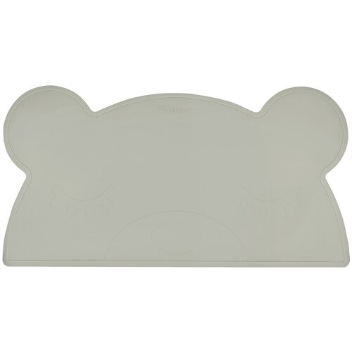 Kindsgut Siv silikonski pogrinjek Bear, 48 x 25 cm Cene