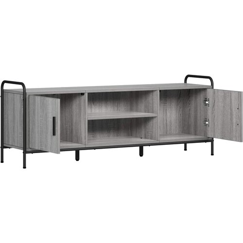  TV ormar 133 x 33 x 50 cm Siva Sonoma Konstruirano drvo Slike