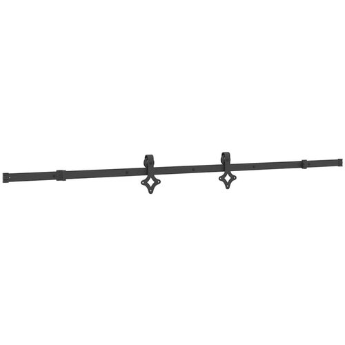 vidaXL Drsna vrata s kompletom vodil 100x210 cm trdna borovina Cene