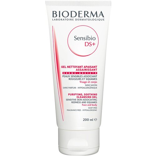Bioderma Sensibio DS+ Gel Moussant gel za či&amp;scaron;ćenje za osjetljivu kožu lica 200 ml Slike
