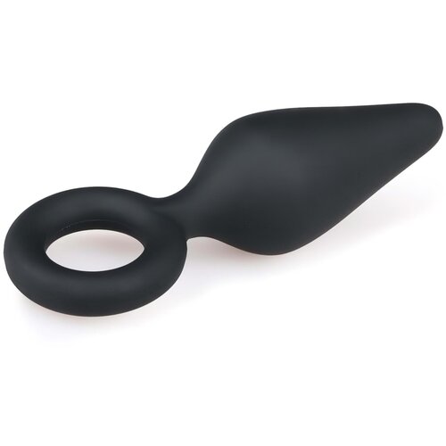EasyToys - Anal Collection Crni analni čep sa prstenom - mali Slike