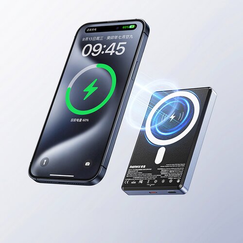 Remax Power Bank Vocard Pro Series RPP-109 20w Mag Charger 10000 mAh crni Cene