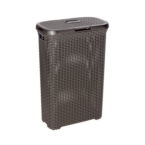 Curver Košara za perilo Keter Style (40 l, 45 x 27 x 62 cm, črna) Cene