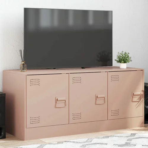 TV ormarić ružičasti 99 x 39 x 44 cm čelični