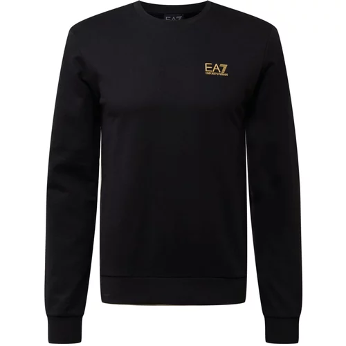 Ea7 Emporio Armani Sweater majica šafran / crna