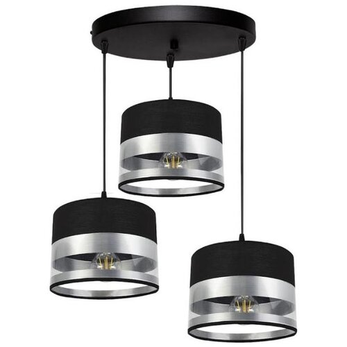  Luster na sajli MILO 3xE27/60W/230V srebrna/crna Cene