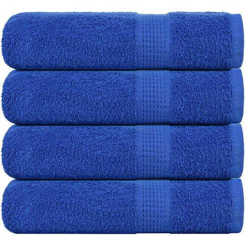 vidaXL Kopalne brisače 4 kos modra 100x150 cm 360 g/m&sup2; 100% bombaž Cene