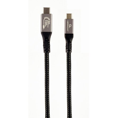 Gembird USB Premium 3.2 Gen. 2×2 Type-C charging & data cable, GEMBIRD, 20 Gbps, 100 W, 1.5 m, CCBP-USB3-CMCM100-1.5M Cene