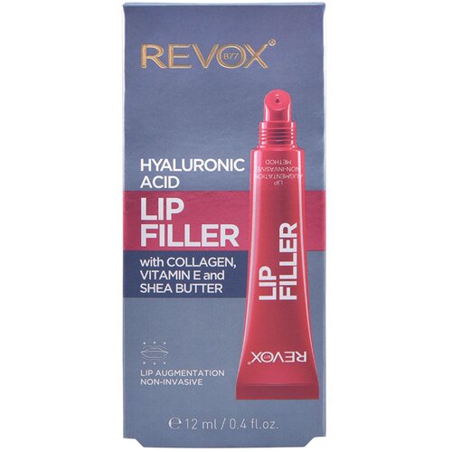 REVOX B77 Hyaluronic Acid Lip Filler hidratantna krema za punije usne 12 ml Slike