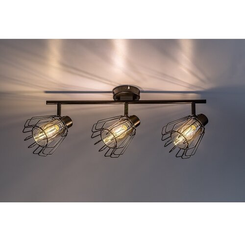 Rabalux plafonska spot lampa Emerencia, 3xE14, Crna Slike