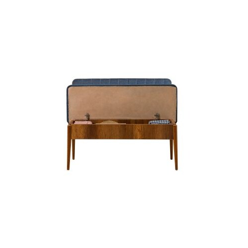Woody Fashion trpezarijska klupa vina bank dark blue walnut Cene