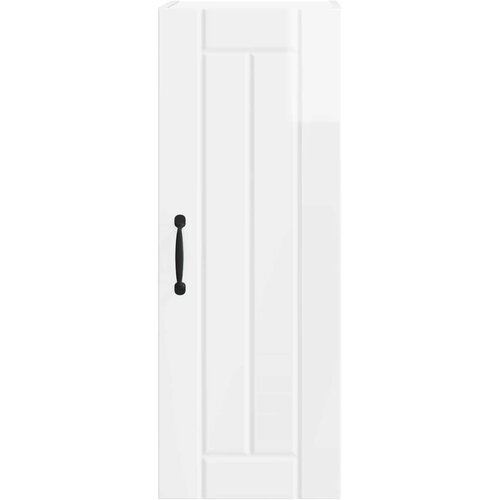  Ormar za Zid Lucca Bijela visokog sjaja 30 x 31 x 80 cm Slike