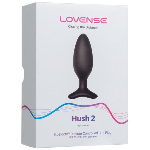  Analni vibrator Lovense hush 2, 13.5cm, Crni Cene