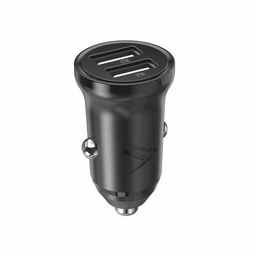 Swissten iPEAX auto punjač CL-02, 4,8A, 24W, 2x USB-A CRNI Slike