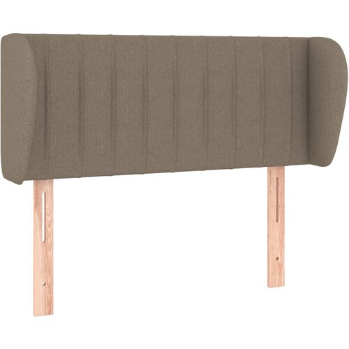 VidaXL Vzglavje z u&amp;scaron;esi taupe 93x23x78/88 cm blago, (20932268) Slike
