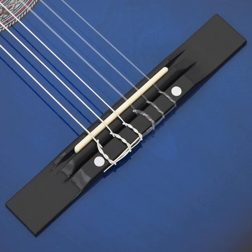  Klasična gitara Western s prorezom i 6 žica plava 38 &amp;quot; Slike