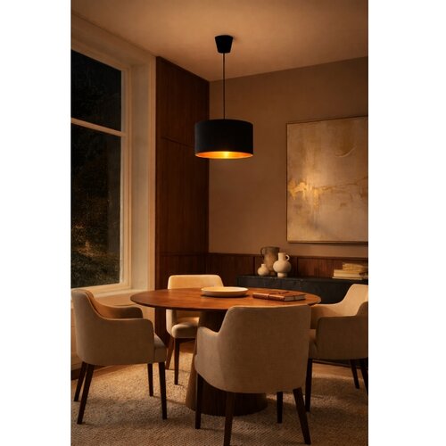  Brilagi - Visilica na sajli VELVET 1xE27/60W/230V &amp;Oslash; 40 cm crna/zlatna Slike