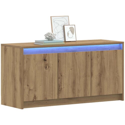  TV ormar 100 x 34 x 50 cm Hrast artisan Konstruirano drvo - Hrast artisan Slike