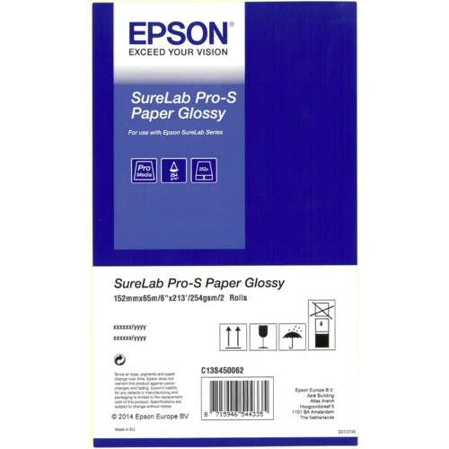 Epson 1x2 SureLab Pro-S Paper BP Glossy 152 mm x 65 m 254 g