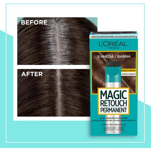 L´Oréal Paris magic retouch permanent barva za lase za barvane lase 18 ml odtenek 4 dark brown Cene