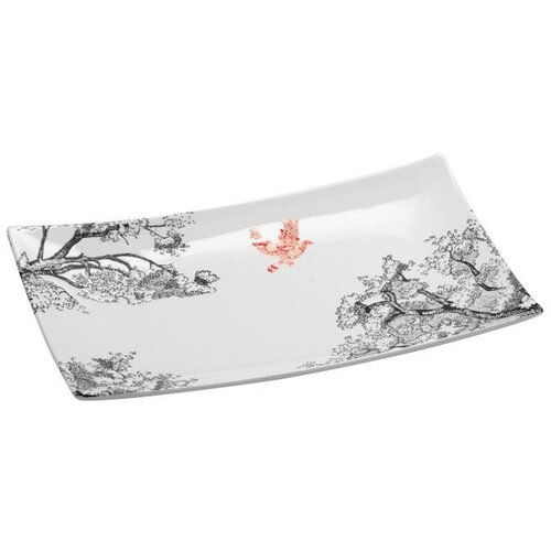 Le Coq Krožnik Kerasia 25x15,5cm / pravokoten / bel / porcelan, (21318121) Cene