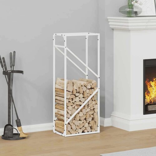  stojalo za drva belo 40x25x100 cm hladno valjano jeklo Cene