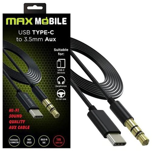  ADAPTER MAXMOBILE TYPE C-AUX 3,5MM 1M Cene