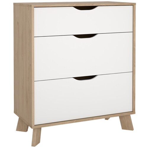 Tvilum Bela/v naravni barvi komoda v hrastovem dekorju 79x92x40 cm Ikast &amp;ndash; Slike
