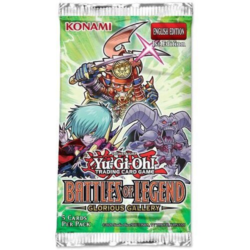Yugioh Dru&scaron;tvena igra - Yu-Gi-Oh! - TCG Battle Of Legends - Glorious Gallery Booster Pack Cene