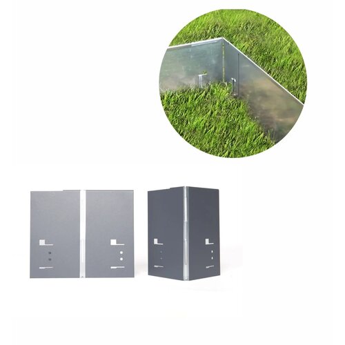 green-split Alu/cink kot za robove trate 18,5 cm Okvir za gredice Ograde za gredice, (5000218328) Cene