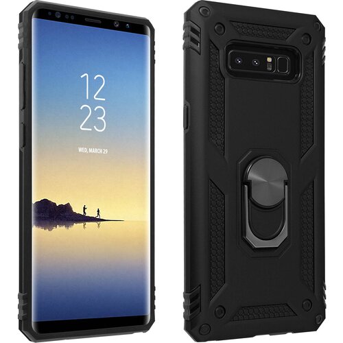 AVIZAR etui odporen proti udarcem s kovinskim držalom za obrocke - crn str. samsung galaxy note 8, (20599711) Cene