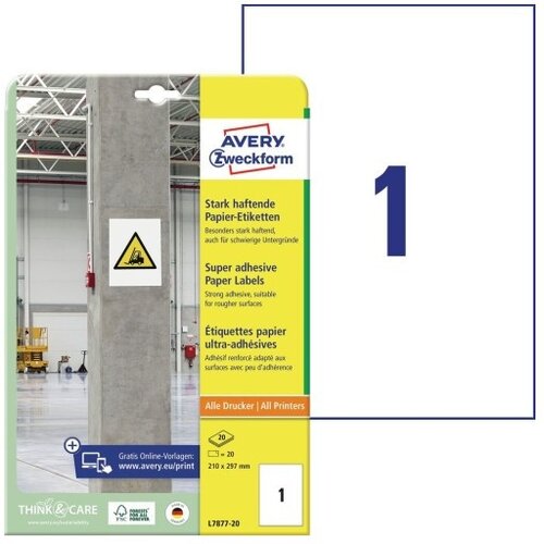  Etikete zweckform l7877-20 ZWECKFORM1 Slike