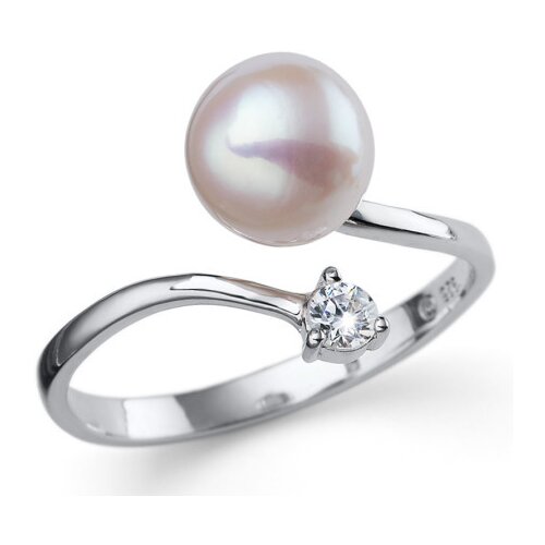 Ženski oliver weber distinct 925ag pearl prsten sa swarovski kristalom i perlom s/m ( 63251sm ) Cene